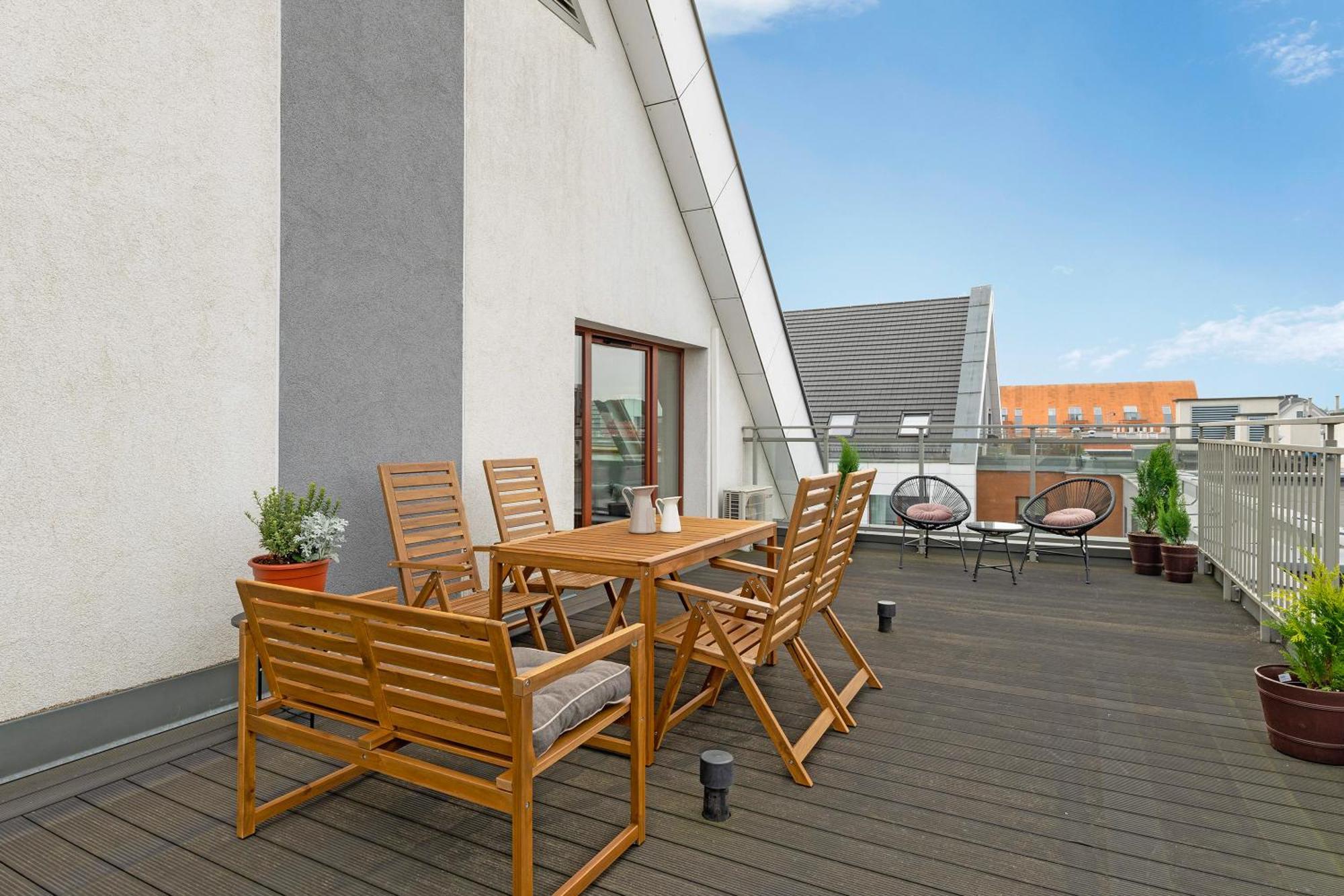 Nowa Motlawa Spa, Pool, Gym & Parking By Downtown Apartments Danzig Exterior foto